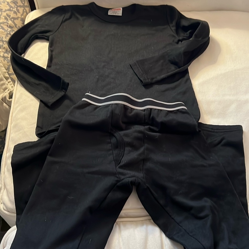 Rocky black thermal long underwear size small. (6/7)